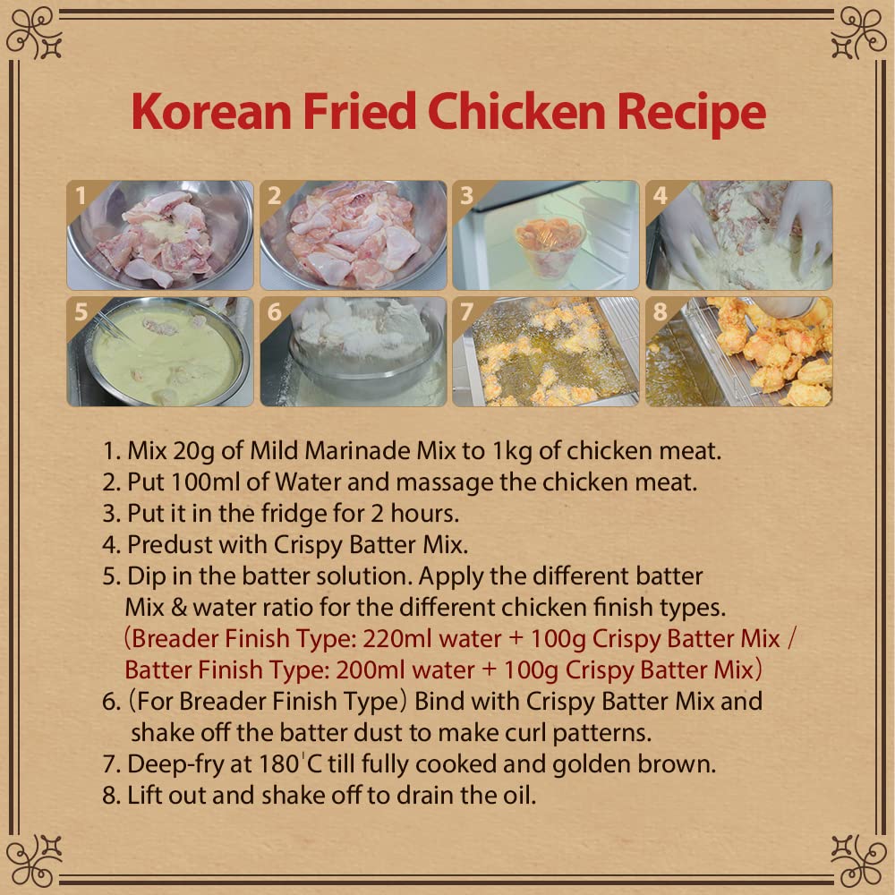 Foodrella Korean Taste Crispy Fried Chicken Crispy