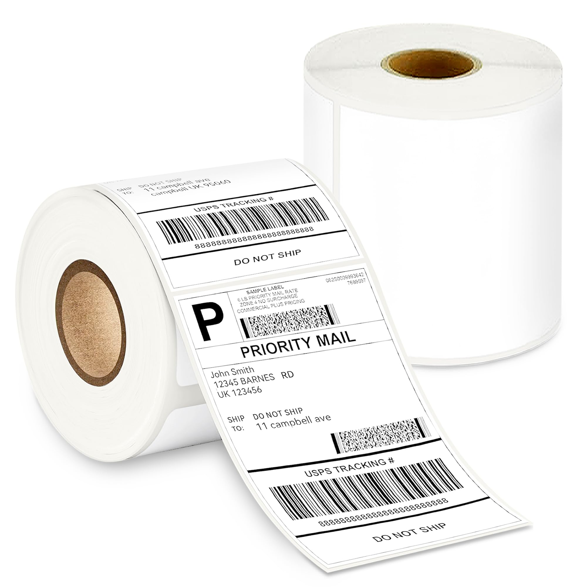 GLUN® Direct Thermal Label Stickers,4x6 Inch (100x150mm), 400 Labels Per Roll Compatible with Thermal Printers, Self-Adhesive Shipping Labels Pack of 1 — Amazon image 15