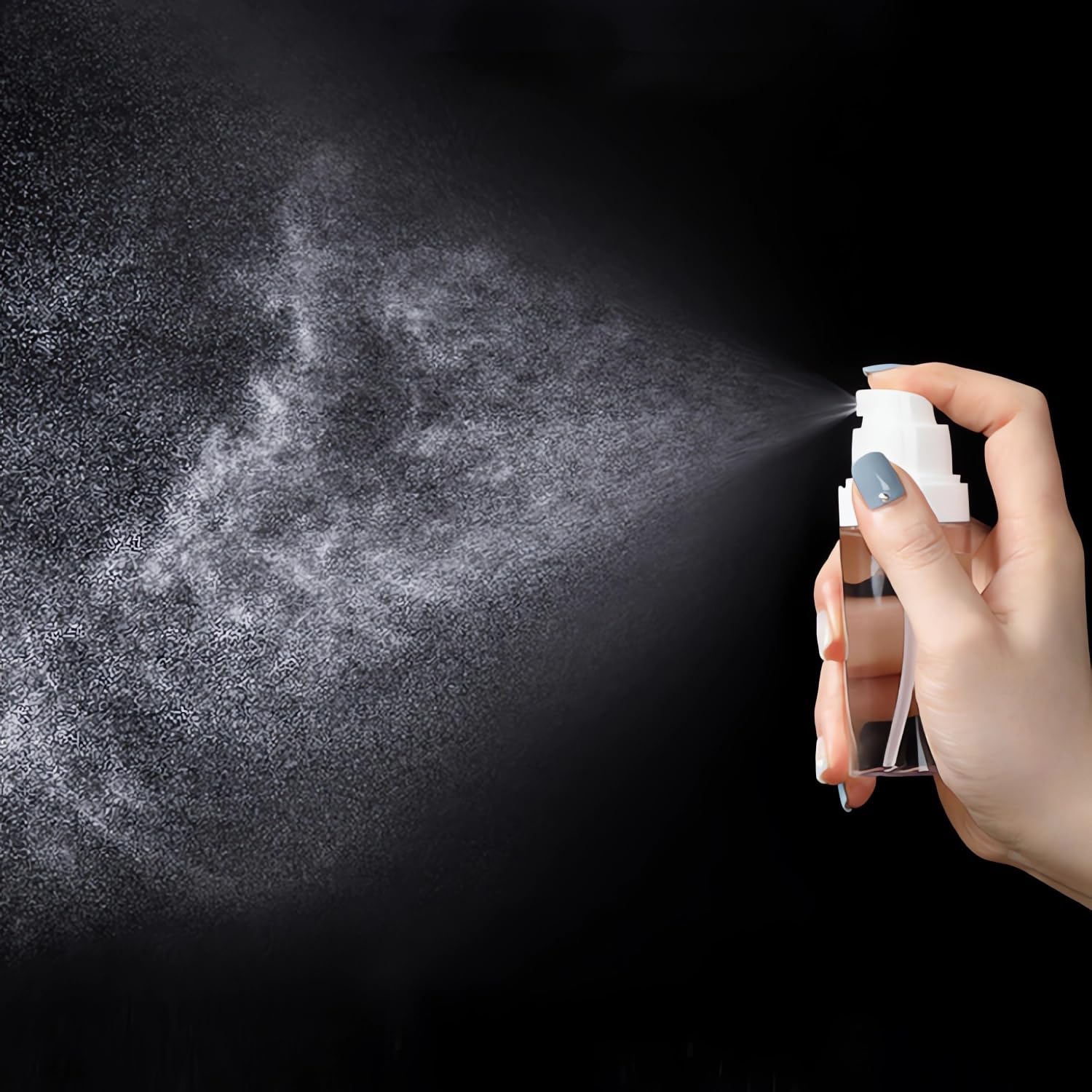 12 Stück, 30ml Transparent Kunststoff Sprühflasche Nachfüllbar Sprühflaschen Reinigung Klein Feinen Nebel Reiseflaschen reisen