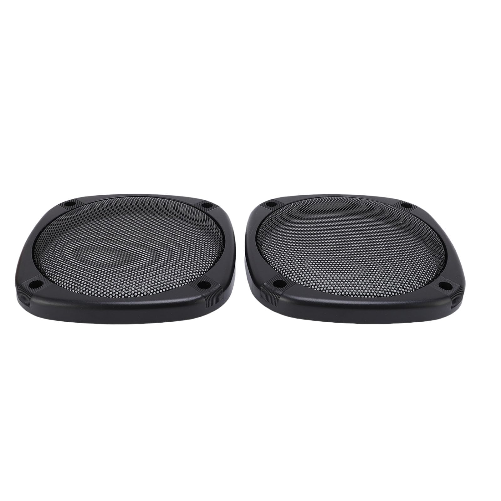Cubiertas de Rejilla para Altavoces de Techo 2 Piezas - Marco ABS 137mm con 8 Tornillos, Ideales para Cine en Casa, Coche y Marina, de Sonido