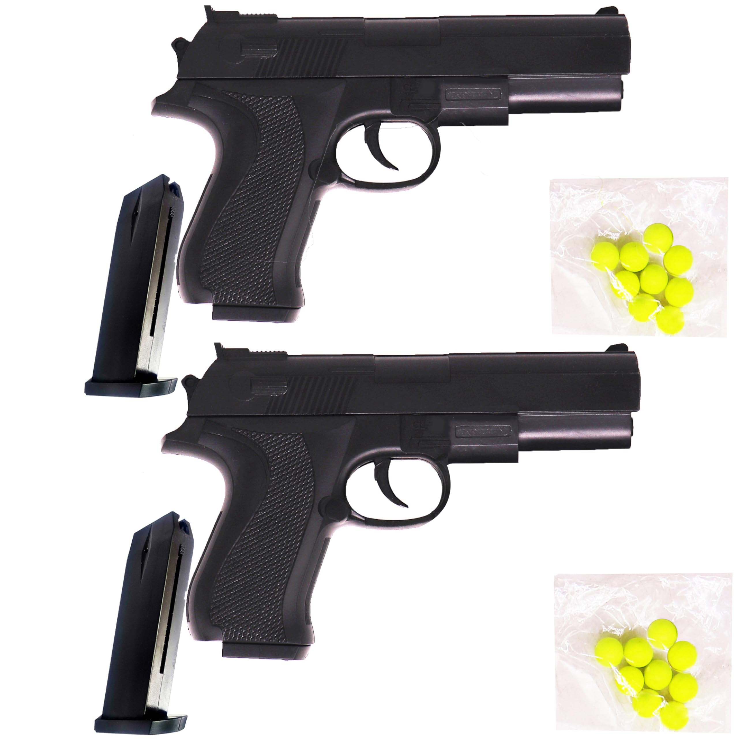 Hand Gun Toy Pack of 2 BB Bullets 24 PCS Pistol Gun Toy Mouser Gun Toy Years + 2 5 10 Age Revolver Gun Toy Birthday Gift Plastic Toy Gun (B0CMMGSPLT) Amazon Price History, Amazon Price Tracker