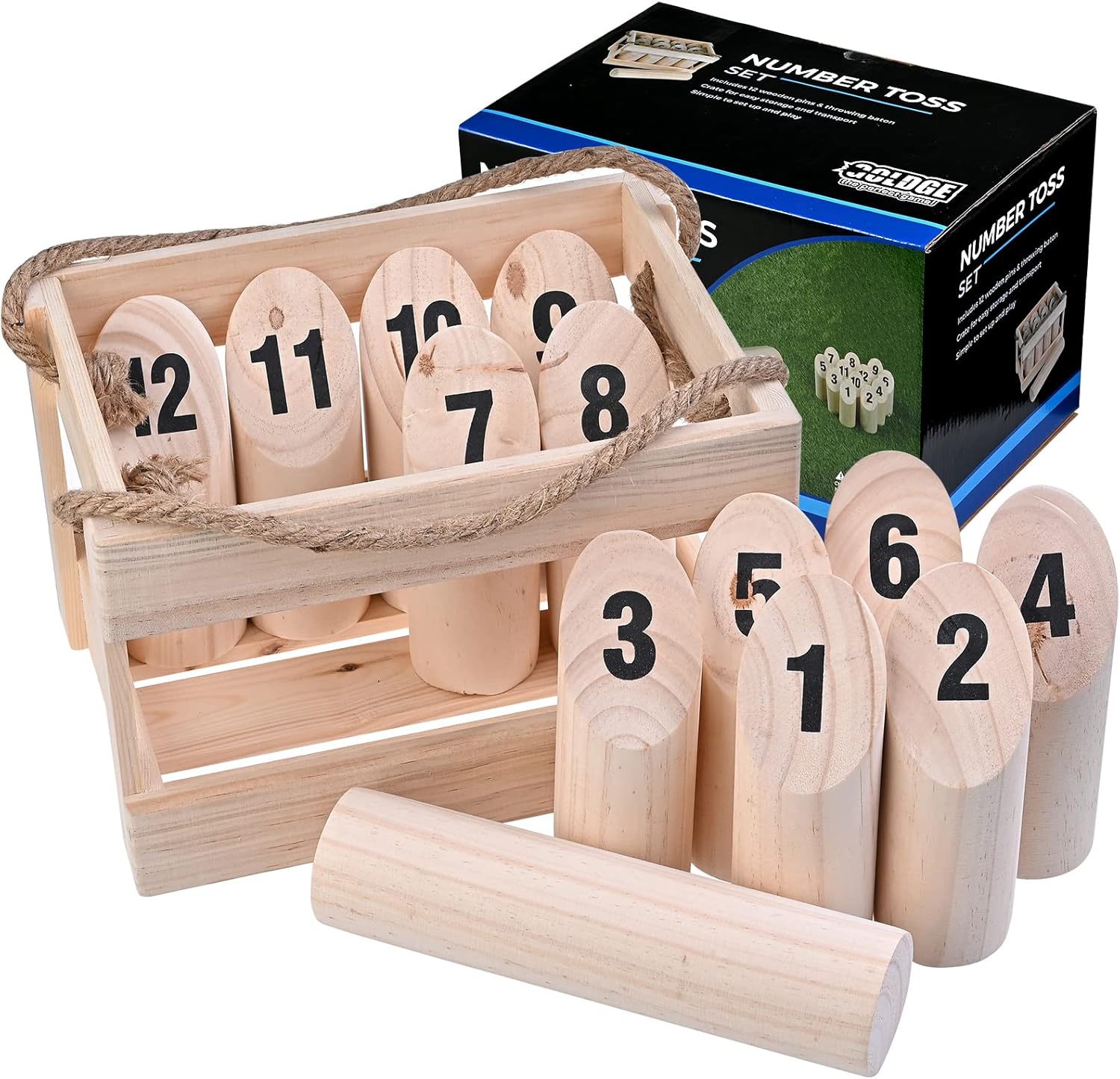 GOLDGE Number Kubb Games, Kubb Garden Games Number Outdoor Games Kubb