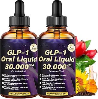 Dormoran GLP-1 Oral Liquid, GLP-1 Slimming Drops for Weight Loss, Dormoran GLP 1 Peptide Complex Serums, Natural Plant Extract GLP 1 Supplements Concentrate, for Men & Women (2)