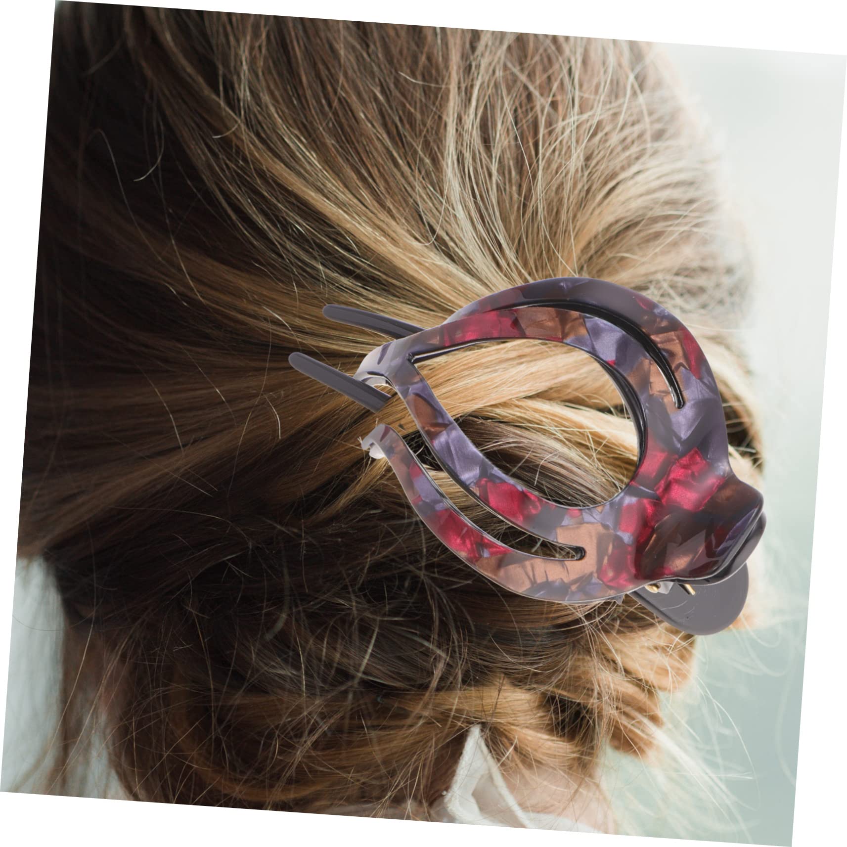 FOMIYES 3 Set Di Fermagli Per Da Donna Fermagli Per Sottili Fermaglio Per Coda Di Cavallo Presa Forte Per 3 Pezzi*3