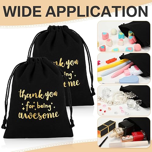 Miniatura 4 de Fumete 20 bolsas de regalo con cordón para empleados, compañeros de trabajo, colegas, bolsas de agradecimiento por ser impresionantes, bolsas de