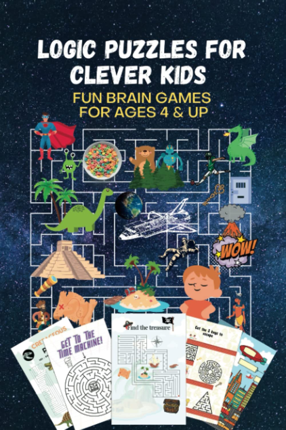 logic puzzles for clever kids fun brain games for ages 4 & up