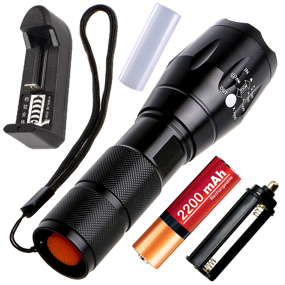 OSL 400 Meter Long Beam 5 Mode Zoomable Rechargeable Waterproof Metal LED Hand Held Flashlight Torch Outdoor Lamp Light Searchlight Emergency Light 12W (B07QZ48TD3) Amazon Price History, Amazon Price Tracker