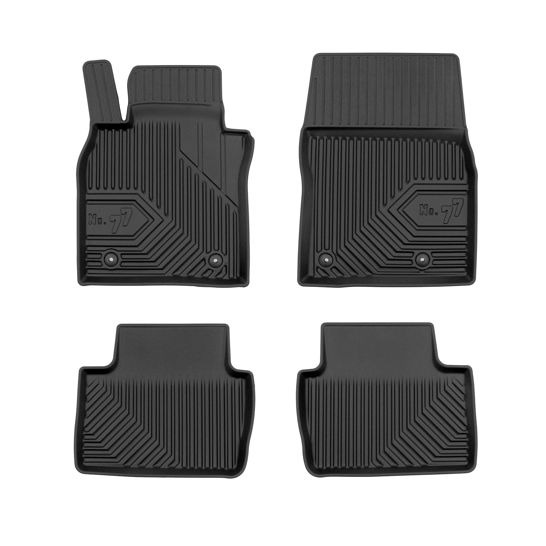 FROGUM No.77 Alfombrillas para Coche Alfombras para Mazda CX-30 Desde 2019 | Borde Alto | para Todo el año | Tamaño