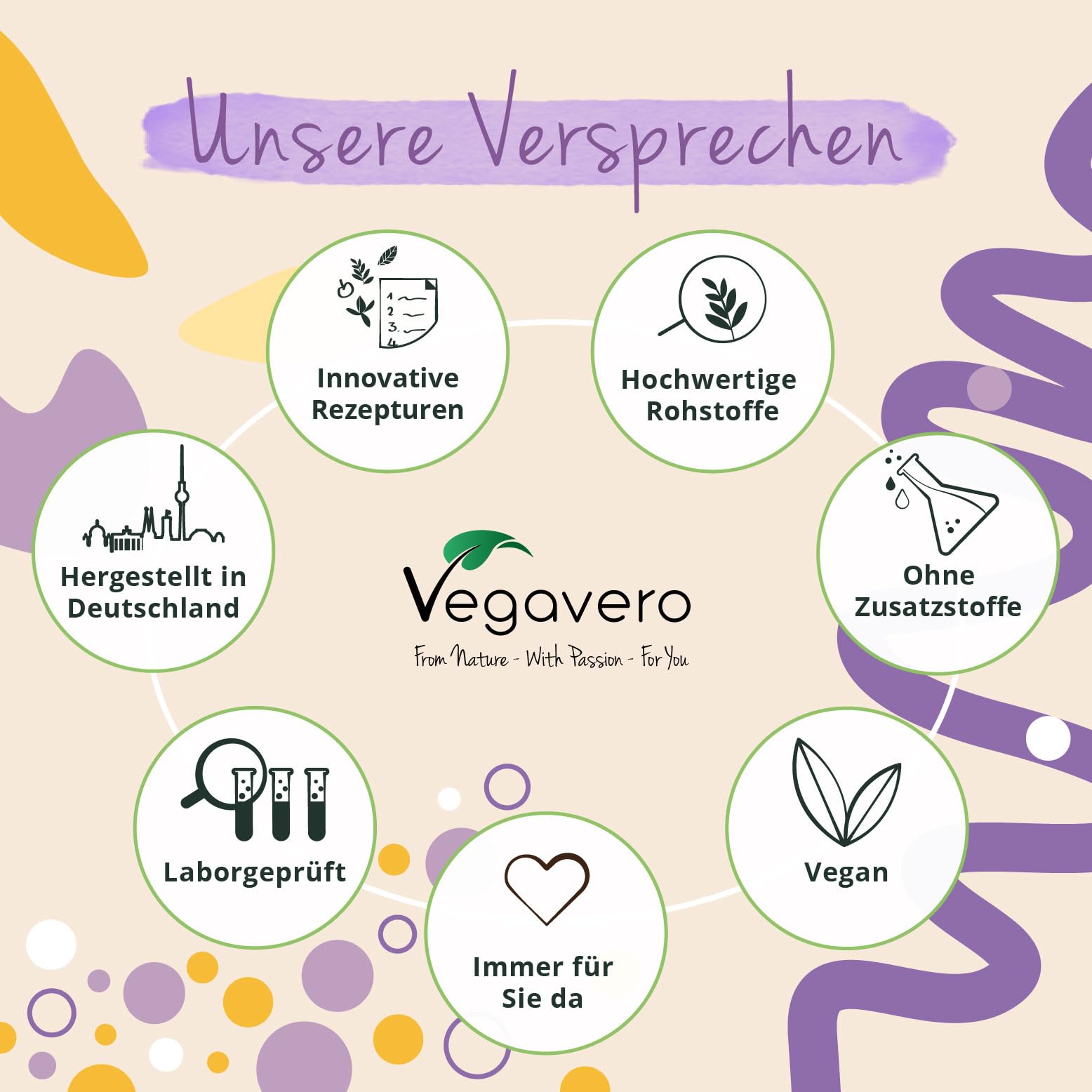 Femme Biotics | Intimflora Komplex mit Vitaminen, Cranberry Extrakt & Inulin | 60 Kapseln | 6 Milchsäure- und Bifidobakterienstämme | Vegan, ohne Zusätze | Dt. Produktion Vegavero