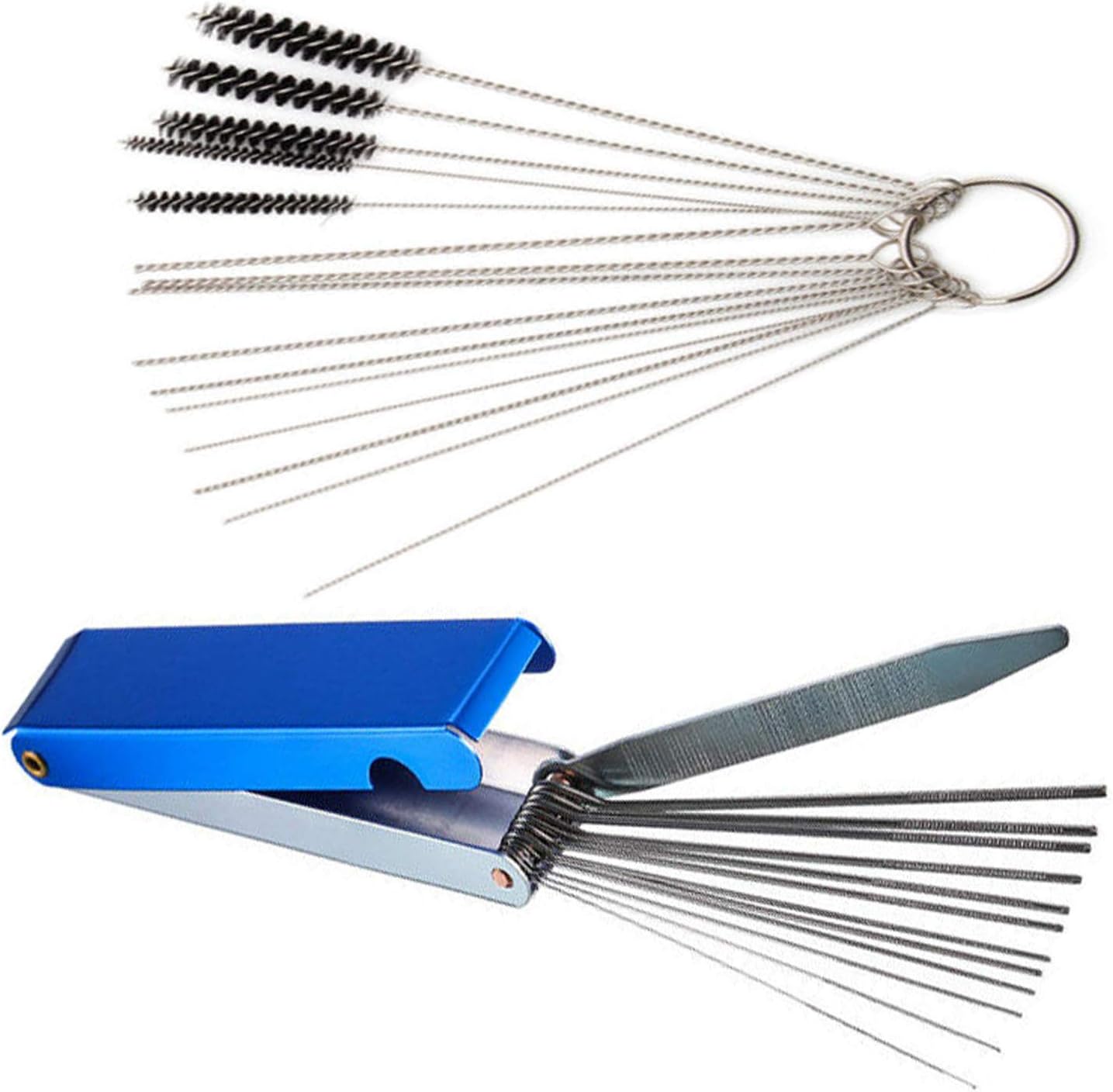 Carburetors Carbon Dirt Jet Remove Cleaner Tool Kit, 13 Cleaning Wires