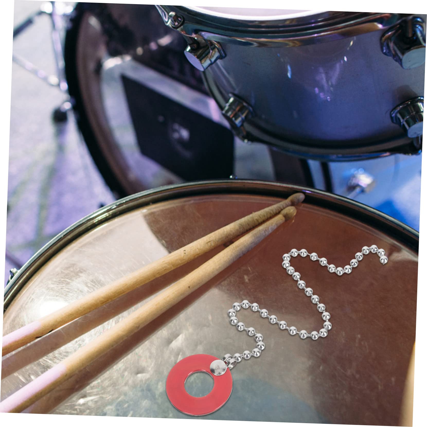 Kit Batteria in Lega Alluminio Per Piatti Ricambio Sonagli Colore Casuale Per Batteria Jazz e Percussioni Professionali