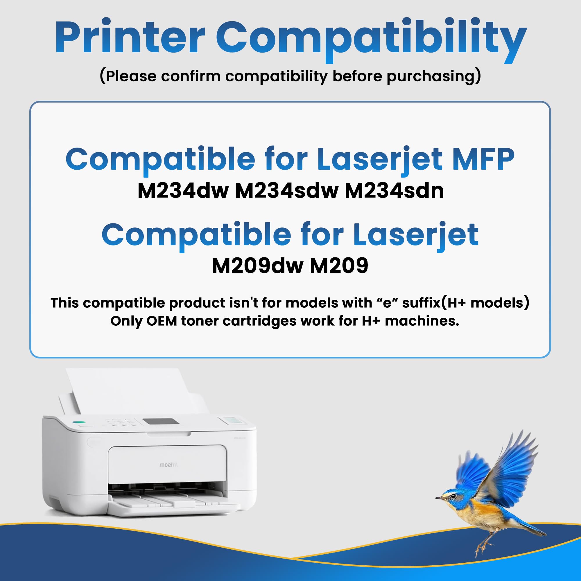 W1350A 135A toner z chipem kompatybilny z HP Laserjet MFP M234dw Toner 135A W1350A 135X W1350X do HP Laserjet MFP M234dw M234sdw M234sdn M234dwn M209dw M23333 4 M200 9 (1 czarny)