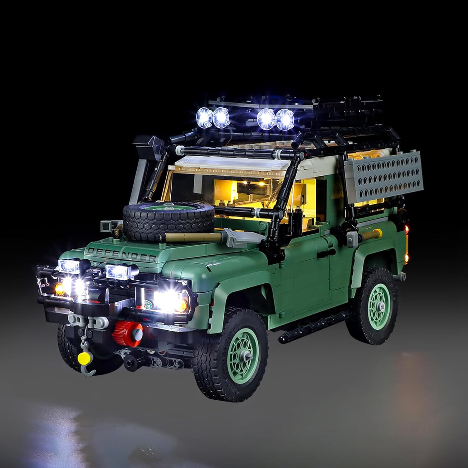 LED Light Kit for Lego 10317 Icons Land-Rover Classic Defender 90 Set, Compatible with Lego 10317 Building Blocks Model(Not Include Blocks Set)