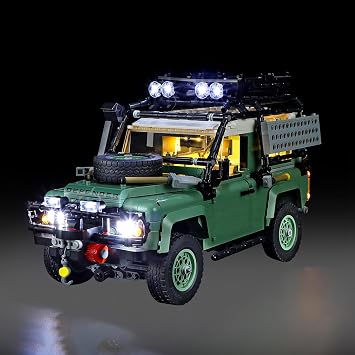 Lego 10317 Icon Land Rover Classic Defender LED Light Kit 90 Sets Compatible with Lego 10317 Building Block Models Block Set Not Included