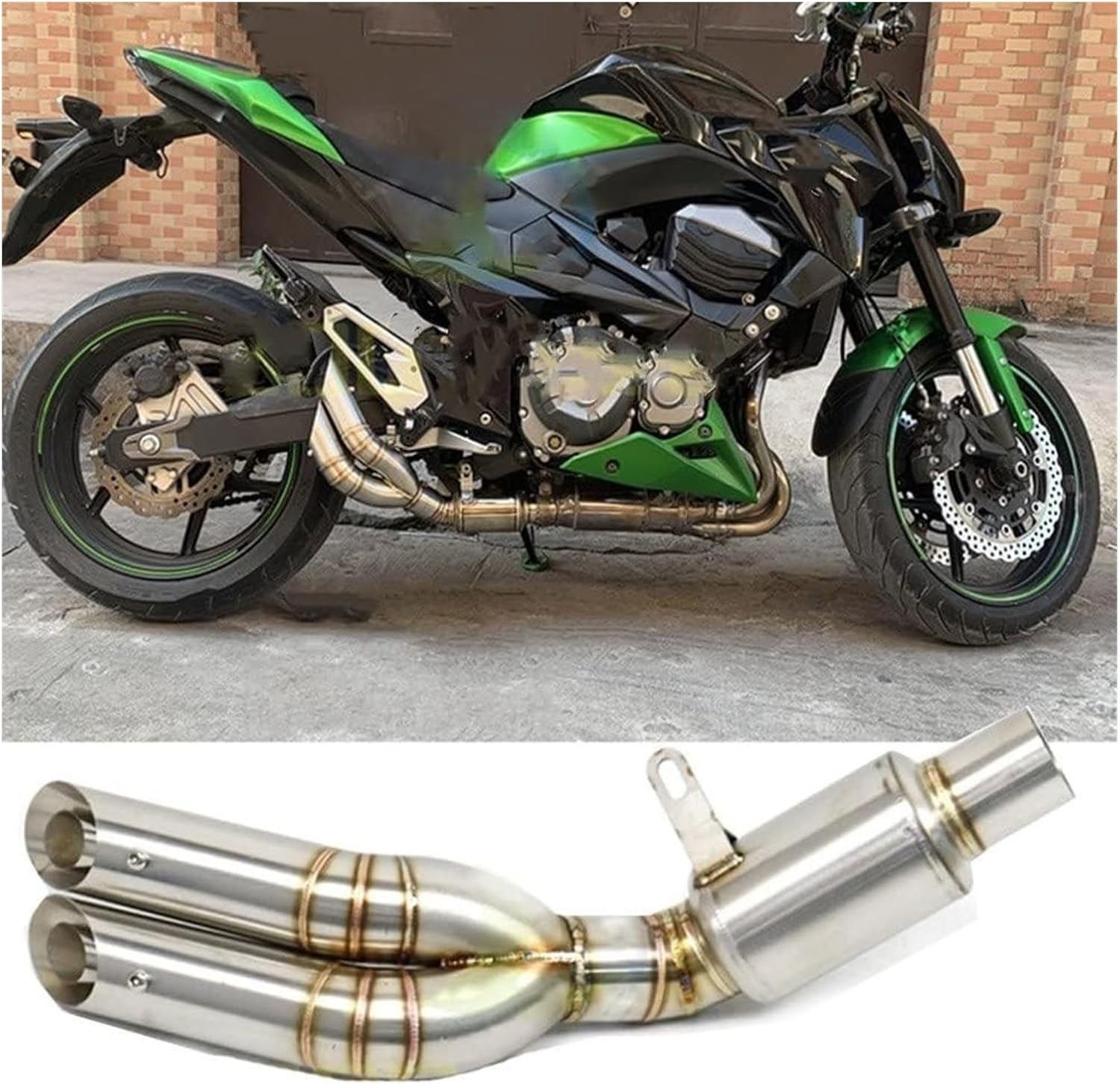 排気系マフラー チタン合金オートバイの排気修正されたエスケープ修正