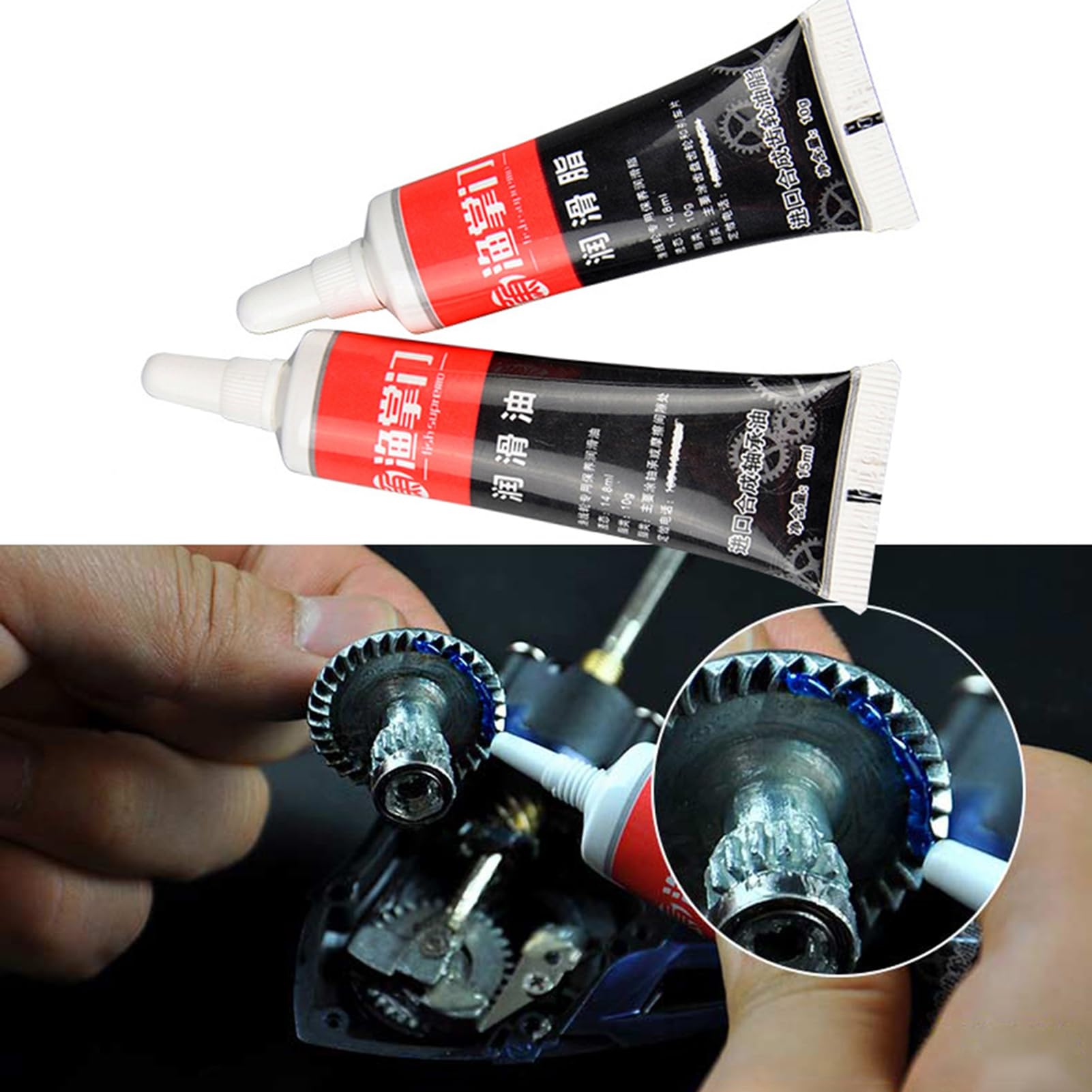 Liquid - Juego de 2 aceites lubricantes para carrete de pesca