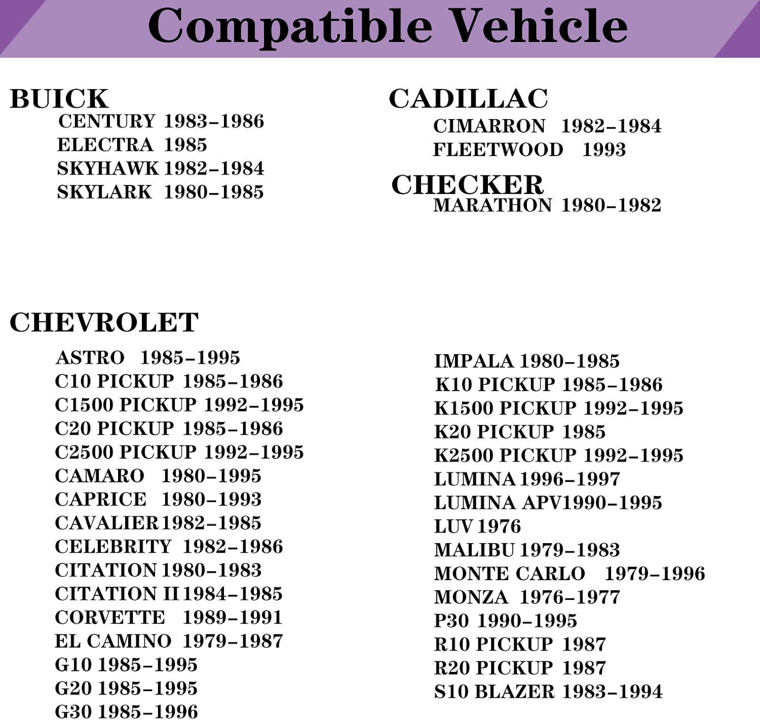 19313317 V178 Positive Crankcase Ventilation PCV Valve Ford Buick，Cadillac，Checker Marathon，Chevrolet，Gmc，Isuzu，Jeep，Oldsmobile Bravada，Pontiac，2.5L 2.8L 3.1L 3.4L 4.3L 5.0L 5.7L LYNSHINE