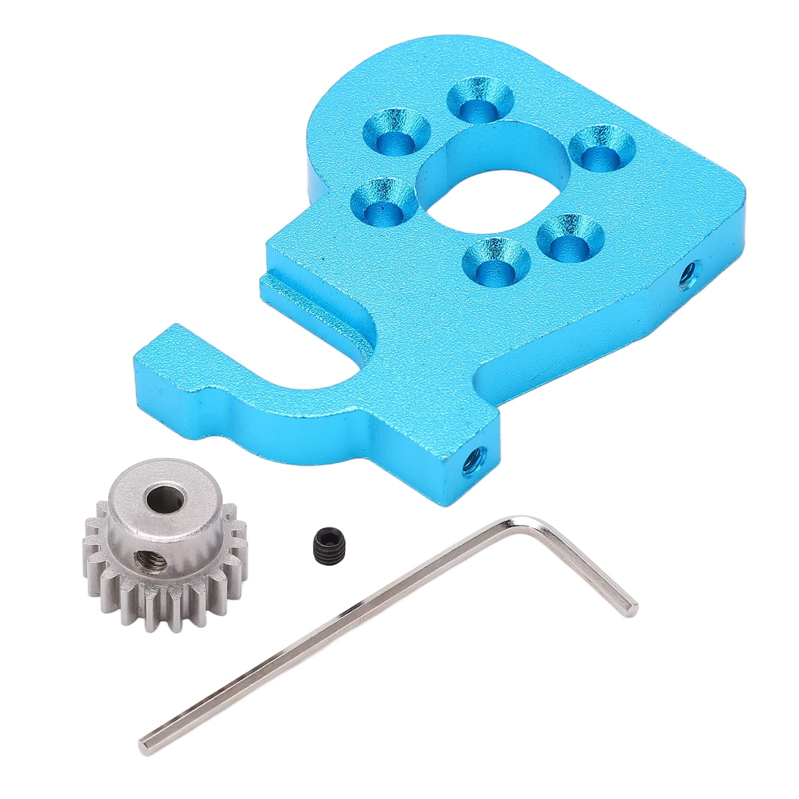 SUNGOOYUE Aluminum alloy RC Motor Mount Holder, RC Car Motor Seat Part Replacement for WLtoys 144010 RC Car - Image 2