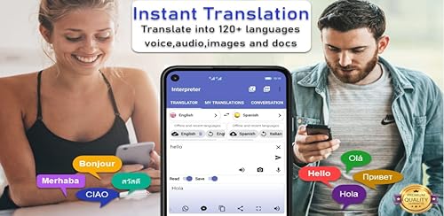 O tradutor intérprete para tradução e dicionário