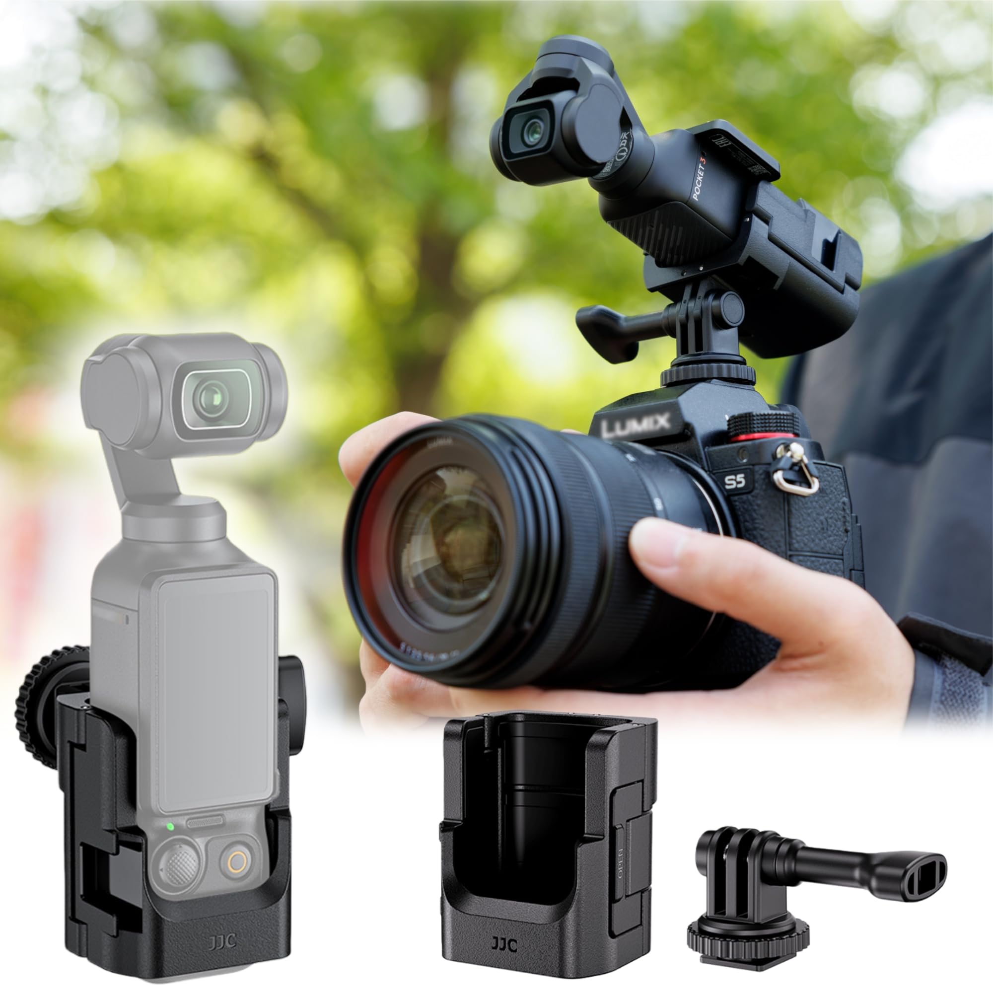 Amazon.com : JJC Pocket 4 Cold Shoe Mount for DJI Osmo Pocket 4 3