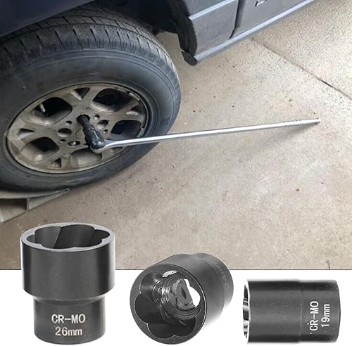 Miniatura 3 de DPTOOL Juego de 22 extractores de tuercas de perno de 12 pulgada y 38 pulgadas, herramienta de extracción de tuercas de impacto, kit de extracción