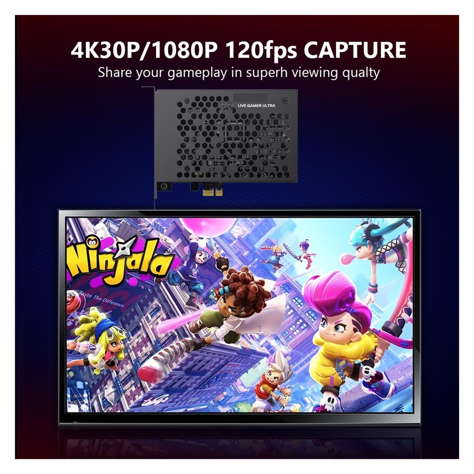- 334 4K 60fps HDR 1080p 240fps PC Live Streaming Box Loop, scheda di acquisizione video 4K 30 Pcle Video Registrazione con linea in uscita per lo streaming di giochi e la registrazione multi-sorgente