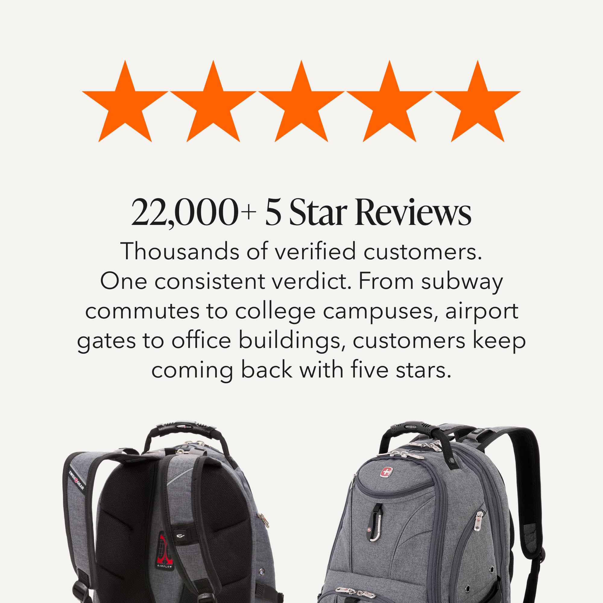 SWISSGEAR 1900 ScanSmart Laptop Backpack, Fits Most 17-Inch Laptops, TSA-Friendly Lay-Flat Design, RFID Protection, and Tablet Pocket, Black, 31L, 18.5-Inch view 8