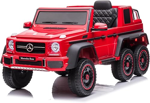 Miniatura 1 de Autos de paseo para niños, automóvil eléctrico Mercedes-Benz con licencia para niños con amortiguador de 6 ruedas, autos para niños pequeños con