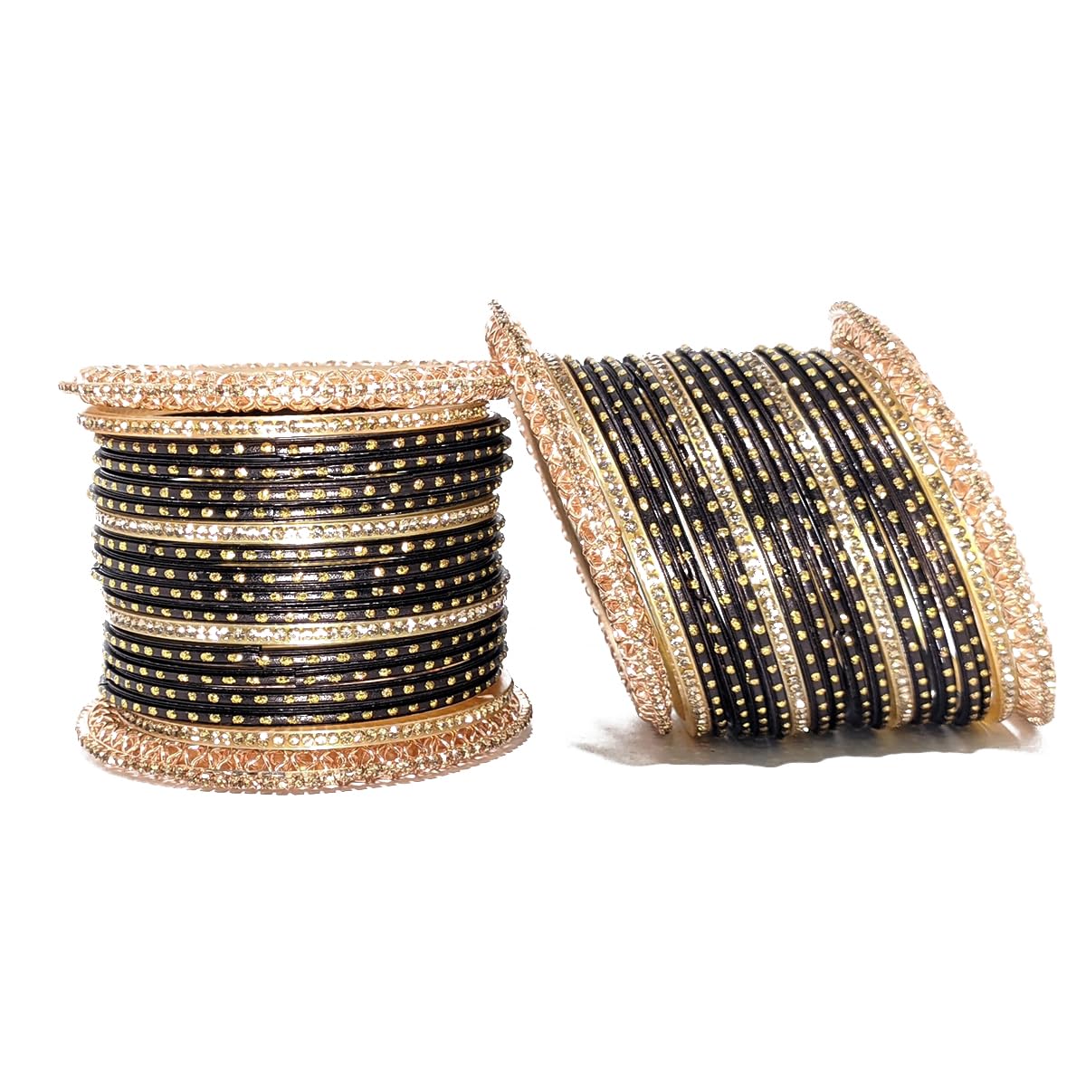 ONFLOW Glass Bangles Chudi And Golden Bangles (kada) Set Different Design bridal Bangles Set,For Women & Girls (Set Of 1) (Dark Coffee Color, 2.6) (B0C7CQWPG1) Amazon Price History, Amazon Price Tracker