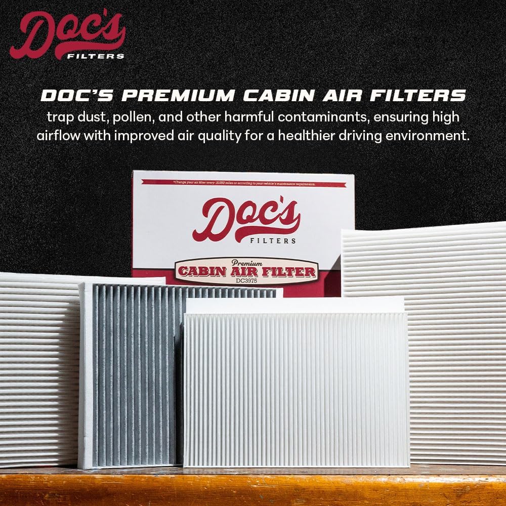 Doc's Filters Cabin Air Filter DC3040 | Compatible with Toyota Corolla 2000-2008