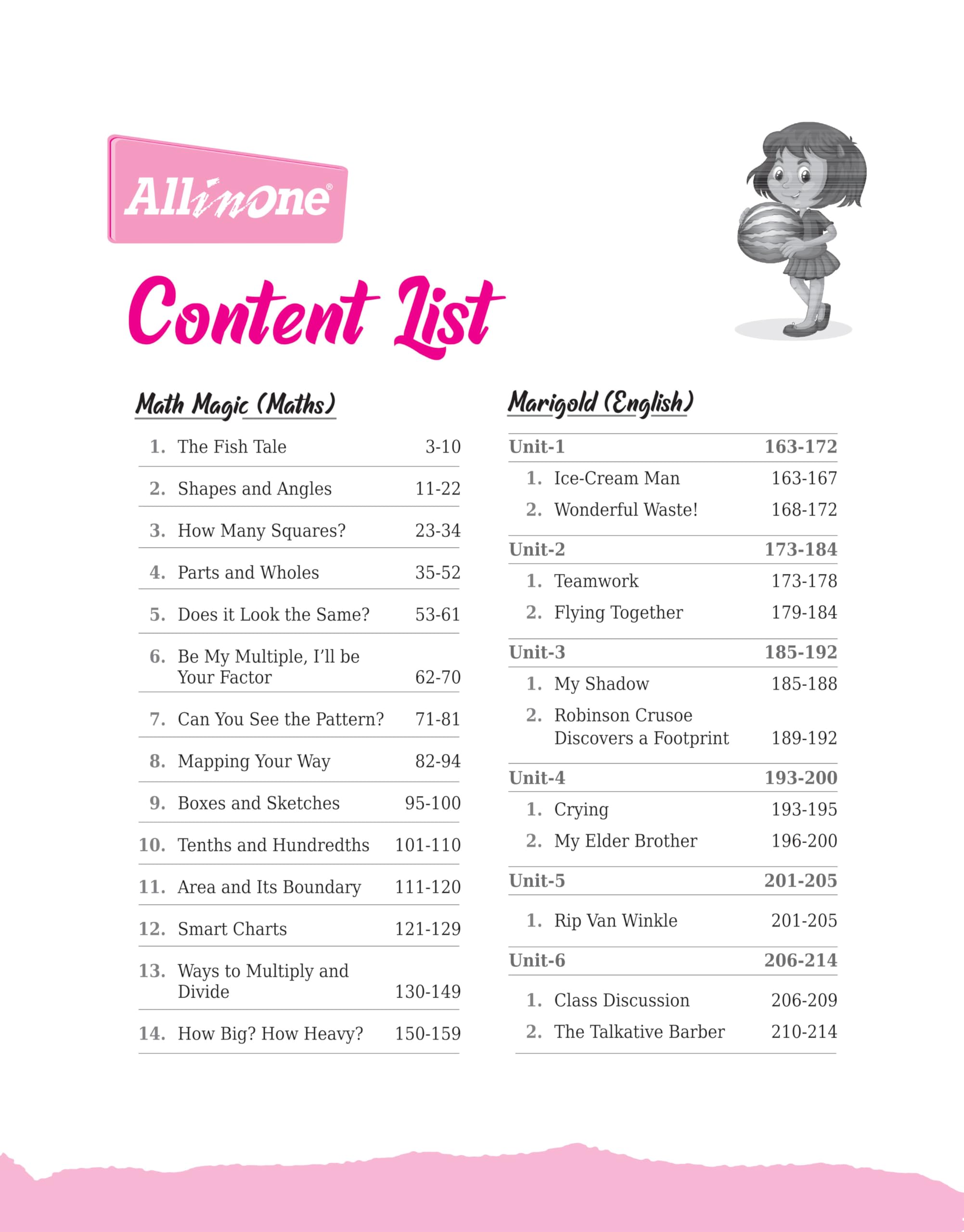 AIO All Subjects Class 5th