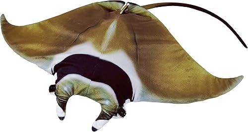 Miniatura 1 de Wild Republic Living Ocean, Devil Ray, animal de peluche, 20 pulgadas, regalo para niños, juguete de peluche, relleno es botellas de agua recicladas