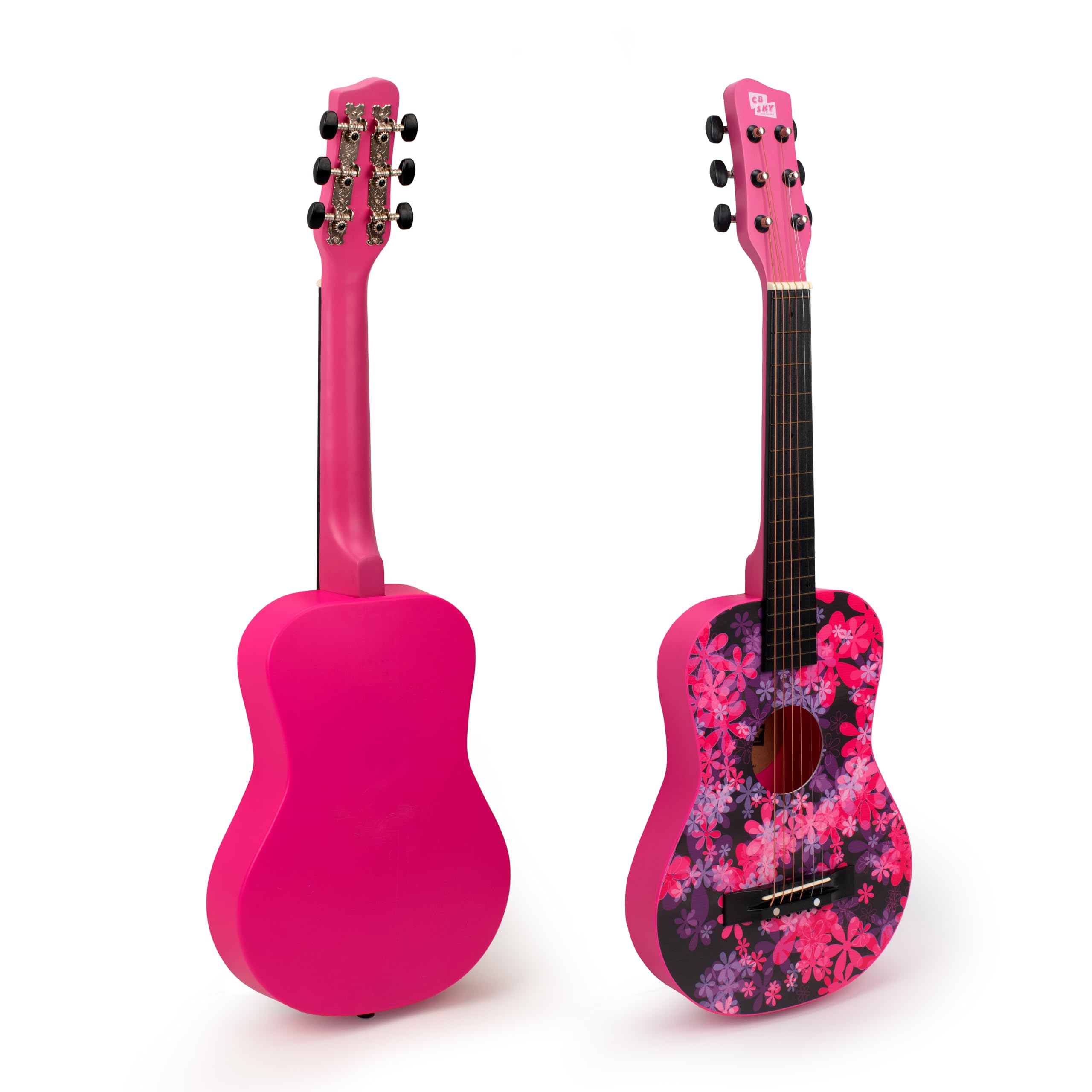 Amazon.com: CB SKY 30” Floral Print Acoustic Metal Strings Guitar