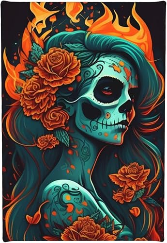 Miniatura 8 de Arte de pared del Día de los Muertos mexicanos, cuadros góticos, pinturas de arte abstracto, regalos, decoración de pared, póster de arte moderno,