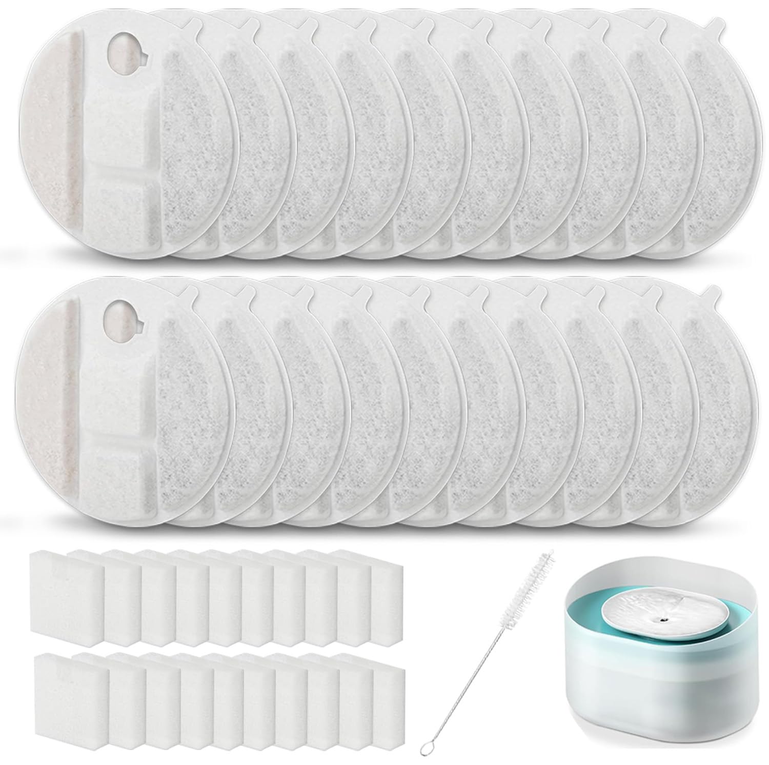 Pet Water Fountain Filters Fit for Petlibro Capsule Dog Fountain PLWF008