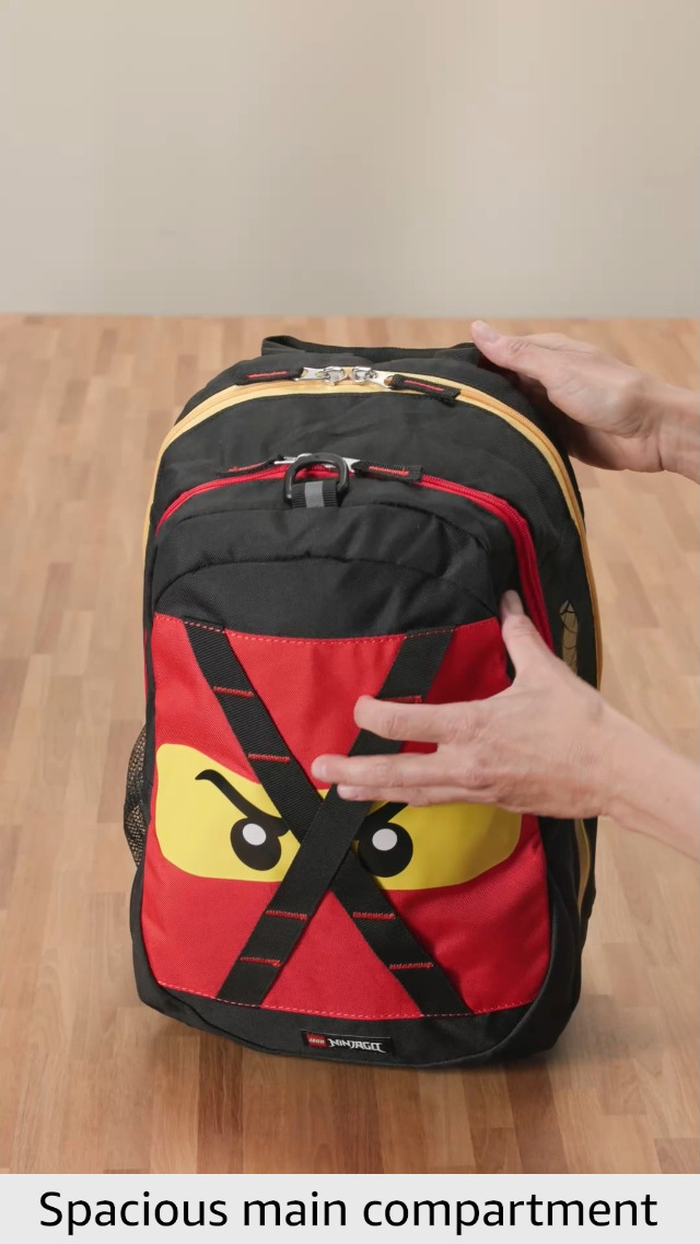 極学生 Amazon.com: LEGO NINJAGO Future Kids School Backpack Bookbag, for