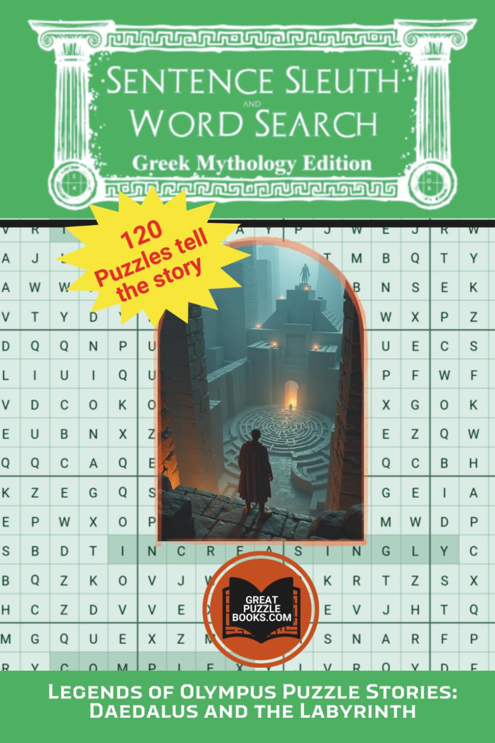Daedalus and the Labyrinth: Classic Greek Myth Word Search