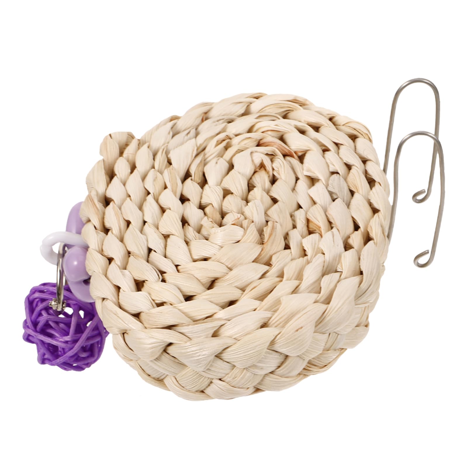 BESPORTBLE 5pièces Jouet à Mâcher Suspendu pour Perroquets Accessoire De Cage pour Oiseaux Jouet De Déchiquetage Et Divertissement pour Oiseaux pour Entraînement Broyage Dents