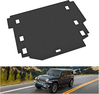 KIWI MASTER Cargo Mat Compatible for 2018-2023 Jeep Wrangler JL Accessories All Weather Trunk Liner TPE Slush Mats Black - Only Fit 4 Door Models