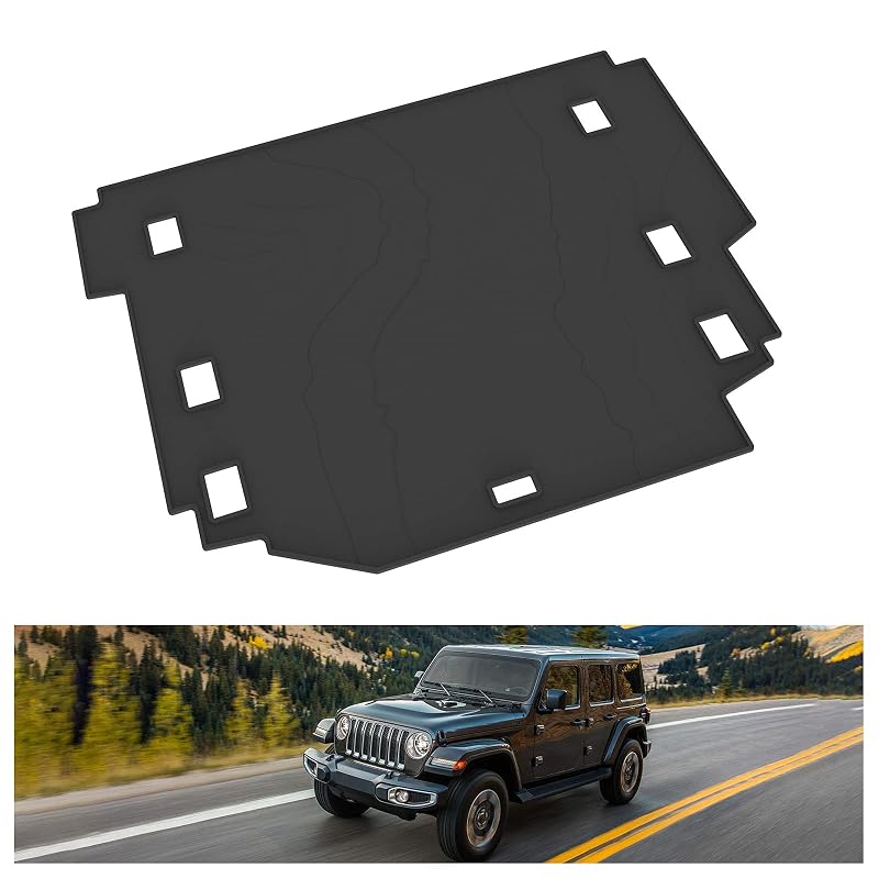 Forro para Porta-Malas Kiwi Master para Jeep Wrangler JL 4 Portas 2018–2026, Preto