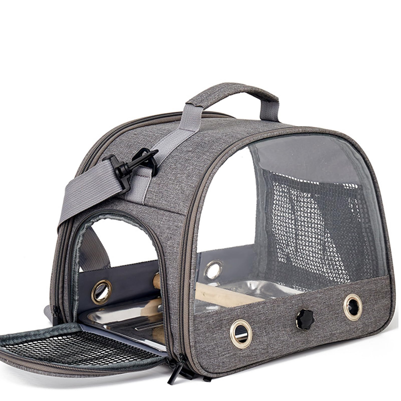 Gecheer - Mochila de transporte para pájaros (plegable, de tela Oxford, bolsa para pájaros, Loro, paloma, pequeña bolsa de salida para mascotas