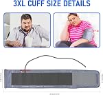 3XL Blood Pressure Cuff, Adult Cuff, Fits Most Monitors, ARM Blood Pressure Replacement Cuff with 8 Connectors (3XL)