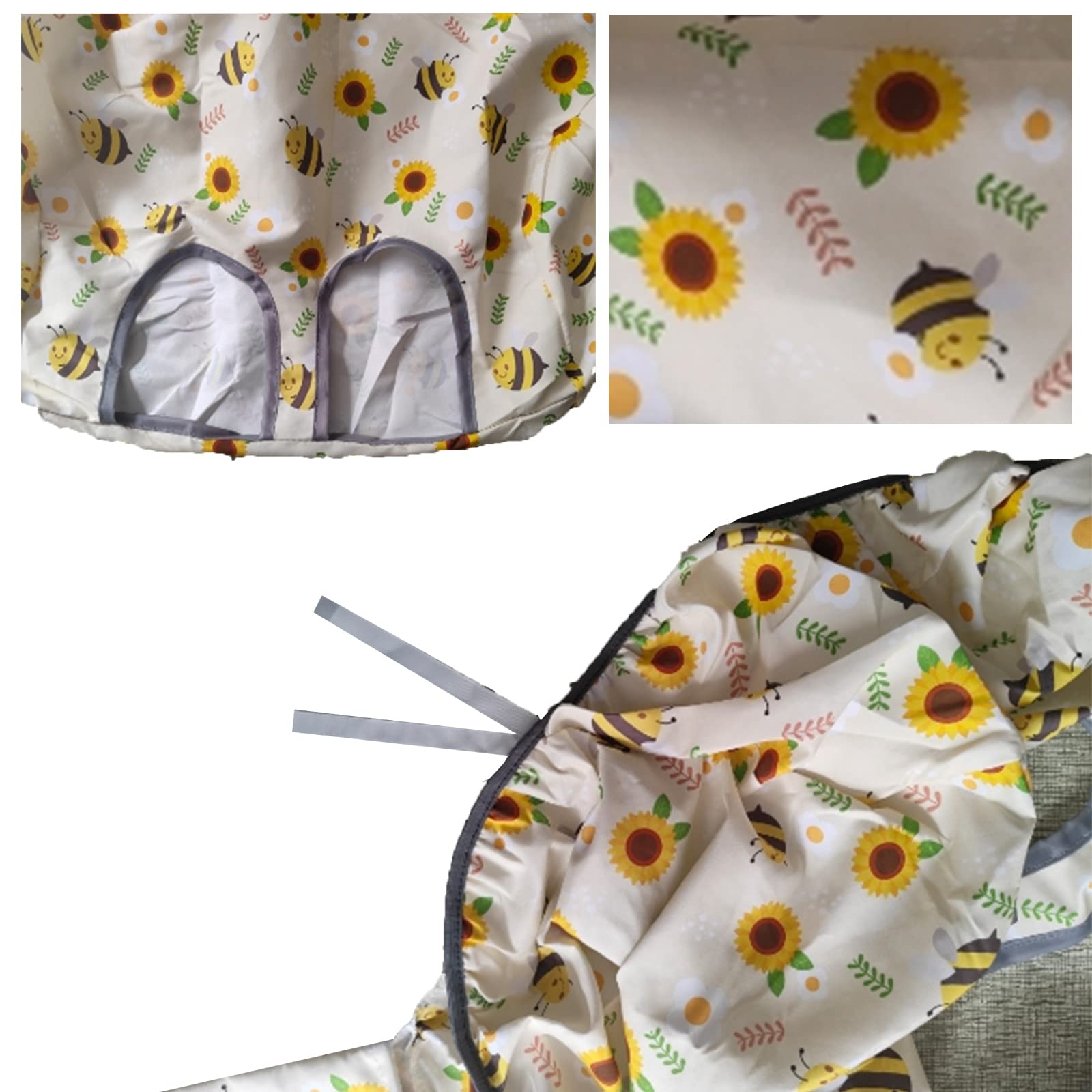Bebé Cubierta de la Alta Silla del, Lavable Máquina Funda Plegable para Carrito Bebé, Carrito de Compras Cubierta para Silla, para Bebes o Niños Pequeños