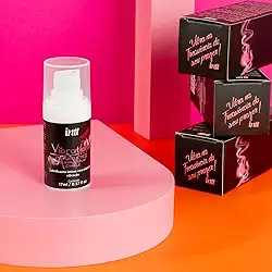 Intt Cosméticos, Gel Beijável Vibration Power Extra Forte Chiclete Intt 17ml