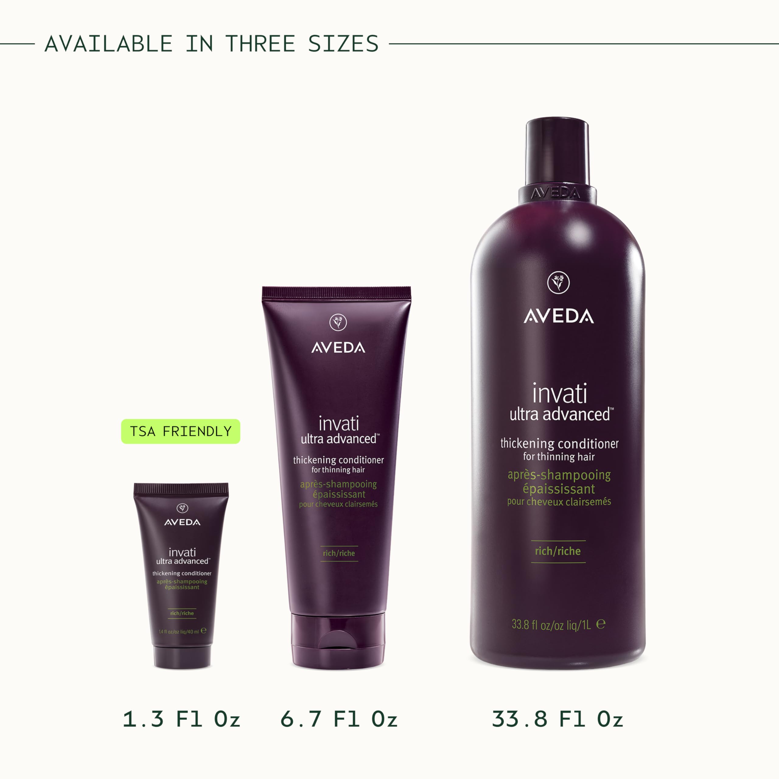 Aveda Invati Ultra Advanced Thickening Conditioner Rich | Step 2 of 4 | Reduces Hair Loss by 77% | for Medium to Thick Thinning Hair Types | Normal to Oily Scalp | 96% Naturally Derived*