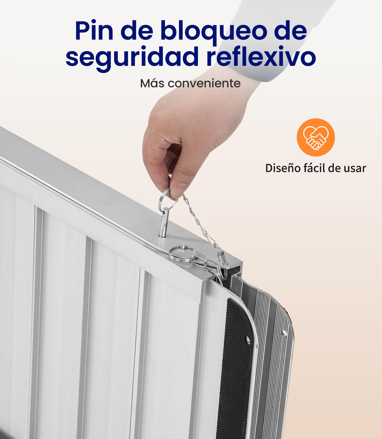 VOCIC CP32 Rampa plegable para silla de ruedas, 90 cm, para escaleras | Rampa de aluminio duradera hasta 300 kg para silla de ruedas, 76 cm, extraancha, ligera, adecuada para el hogar y el coche
