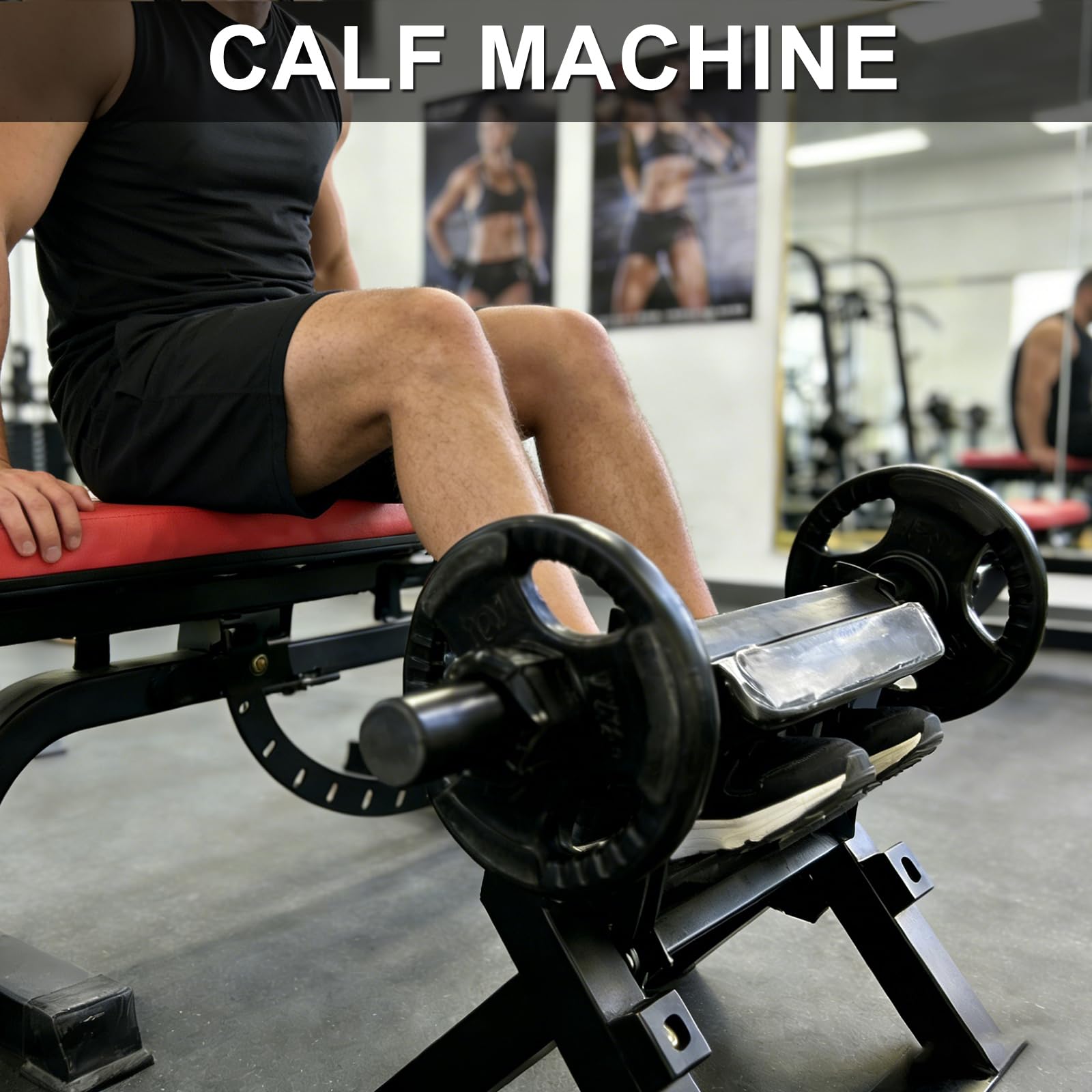 Upgraded Tibia Dorsi Calf Machine, Tibialis Trainer, Calf Raise Machine for Tibia Training, Leg Workout Equipment, Adjustable Foot Distance for Home Gym Calves Workout
