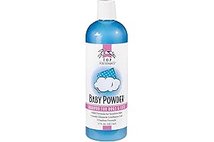 Natural Kitten and Puppy Pet Shampoo for Dermatitis, Dandruff, Fleas, & Ticks