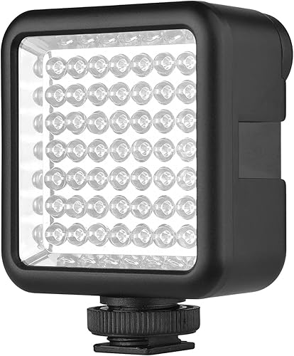 Miniatura 5 de IR49S Mini IR luz de visión nocturna infrarroja luz de fotografía para videocámara videocámara batería recargable incorporada con 3 soportes de