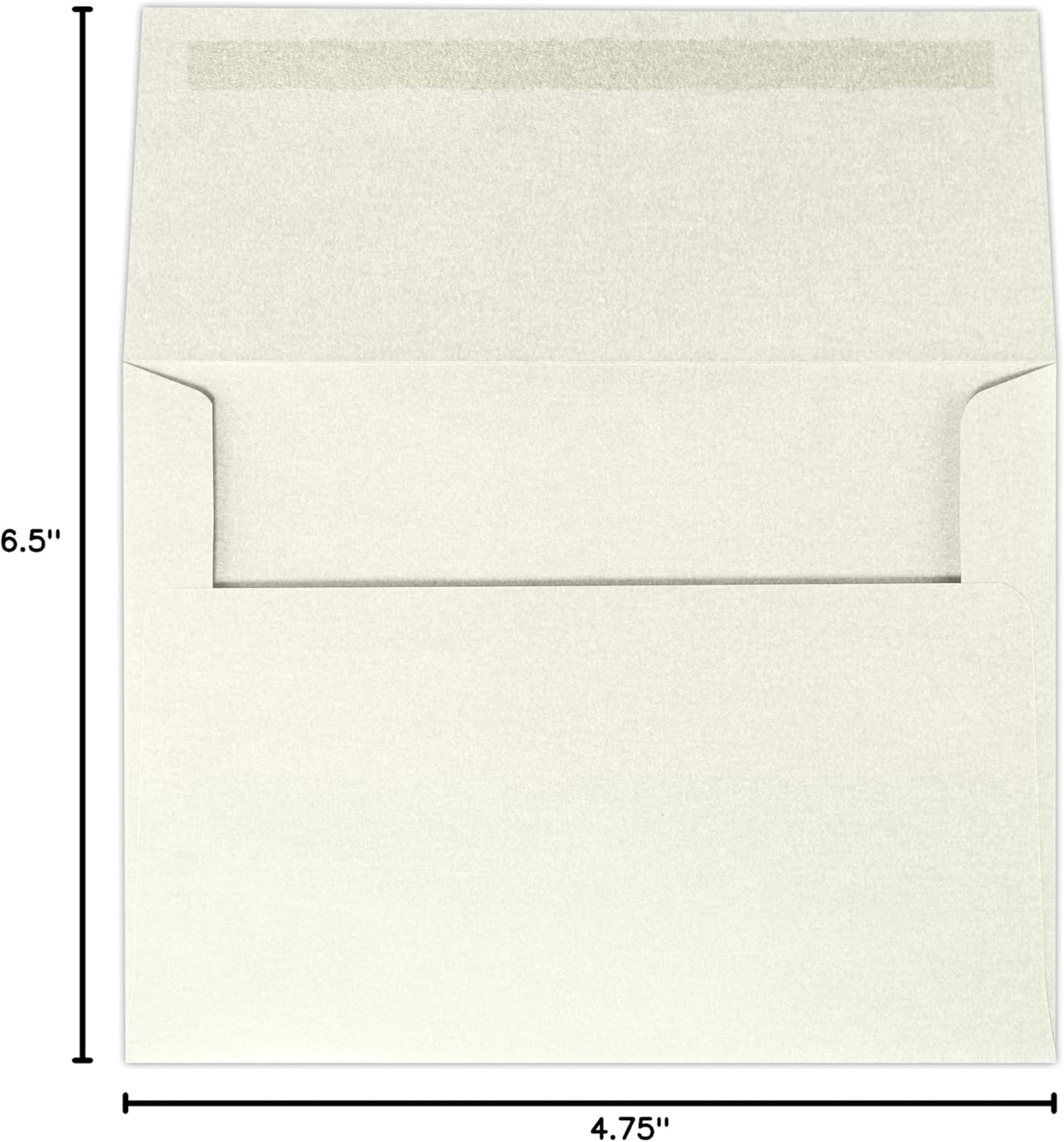 LUXPaper A6 Invitation Envelopes | 4 3/4" x 6 1/2" | Quartz Metallic | 80lb. Text | 50 Qty